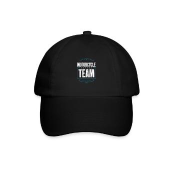 Équipe de motards - Casquette classique - noir/noir - Devant
