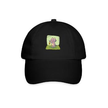 bat62 - Baseball Cap - black/black - Front
