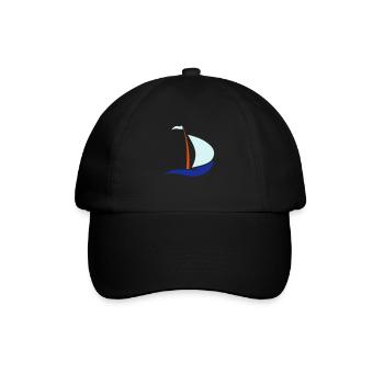 bateau à voile - Casquette classique - noir/noir - Devant