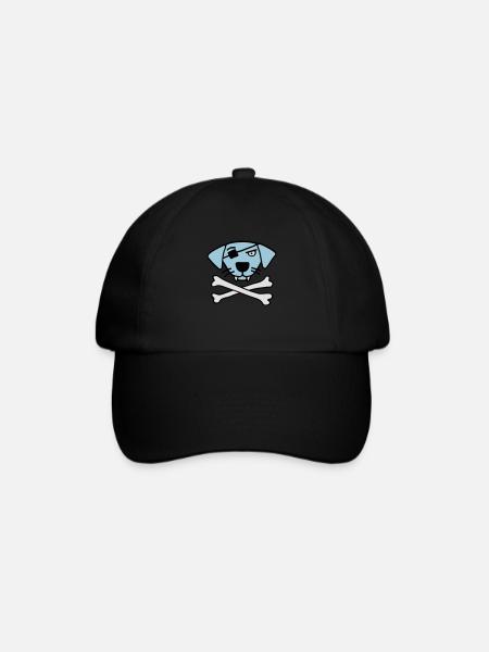 pirate_dog_042013_a_3c - Casquette classique - noir/noir