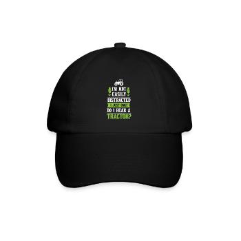 Farmer farmer - Baseball Cap - black/black - Front