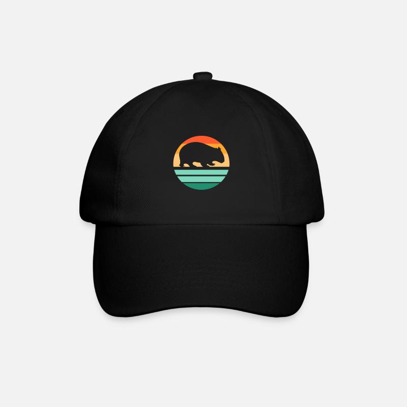 Animal de Wombat - Casquette classique - noir/noir