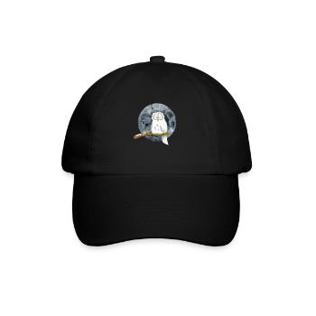 The Snowy Owl - Baseball Cap - black/black - Front