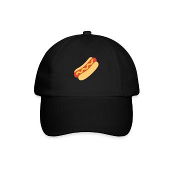 HOT-DOG - Casquette classique - noir/noir - Devant