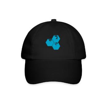 Bouldern Klettern Climbing - Baseballkappe - Schwarz/Schwarz - Vorne