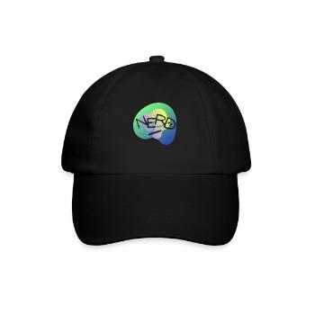 NERD - Baseballkappe - Schwarz/Schwarz - Vorne