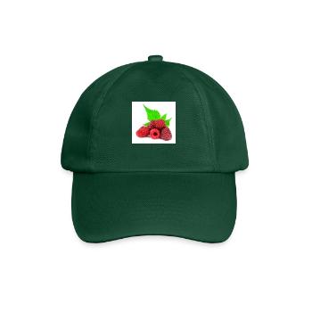 Himbeere. raspberry - Baseballkappe - Flaschengrün - Vorne