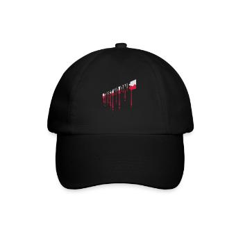 trust no one quote - Baseball Cap - black/black - Front
