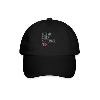 Légende depuis septembre 1994 - Casquette classique - noir/noir - Devant