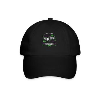 jokes creativewriting blogger cool awesome - Baseball Cap - black/black - Front