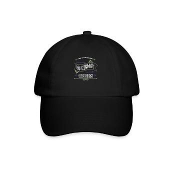 lieben tier haustier spruch chihuahua humor lustig - Baseballkappe - Schwarz/Schwarz - Vorne