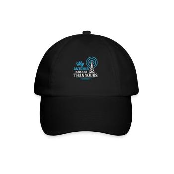 Mon antenne est plus grande que la vôtre Opérateur amateur - Casquette classique - noir/noir - Devant