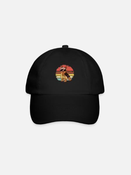 Yorkshire Terrier Yorkie Hund Geschenk - Baseballkappe - Schwarz/Schwarz