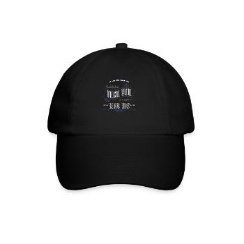 statement jokes technician baseballcoffeemug - Baseballkappe - Schwarz/Schwarz - Vorne