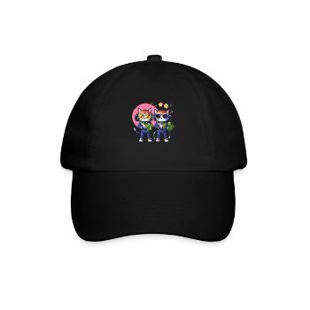 Cat - Baseball Cap - black/black - Front