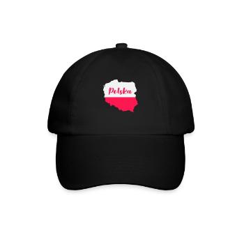 Pologne Polska - Casquette classique - noir/noir - Devant