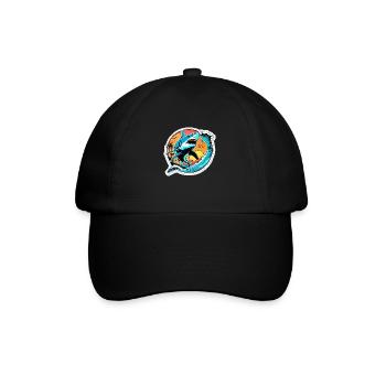 Hai - Baseballkappe - Schwarz/Schwarz - Vorne