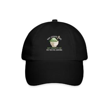 Either you like Mint Chocolate Chip or you - Baseball Cap - black/black - Front