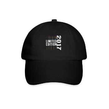 Limited Edition 2017 - Awesome 6th Birthday Retro - Baseball Cap - black/black - Front