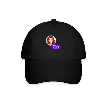 WMN PWR - Female Face - 06 - Baseball Cap - black/black - Front
