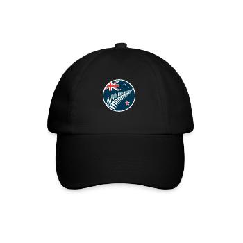 New Zealand Aotearoa Kiwi 5 - Baseball Cap - black/black - Front