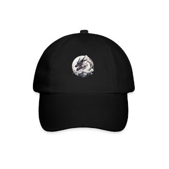 Mecha Tier Tiger Wolf Fuchs Pferd Cyborg - Baseballkappe - Schwarz/Schwarz - Vorne