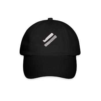 streifen - Baseballkappe - Schwarz/Schwarz - Vorne