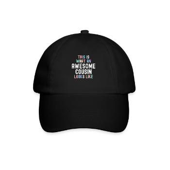 Voici à quoi ressemble un cousin génial - Best - Casquette classique - noir/noir - Devant