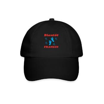 SOON BROTHER - Baseball Cap - black/black - Front