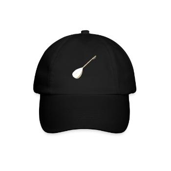 Melodien der Seele. Die türkische Saz im Fokus - Baseballkappe - Schwarz/Schwarz - Vorne