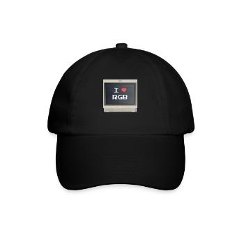 PVM Lover - RGB-Lüfter - Baseballkappe - Schwarz/Schwarz - Vorne