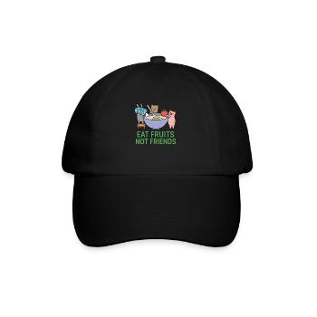 Vegan Food - Baseball Cap - black/black - Front