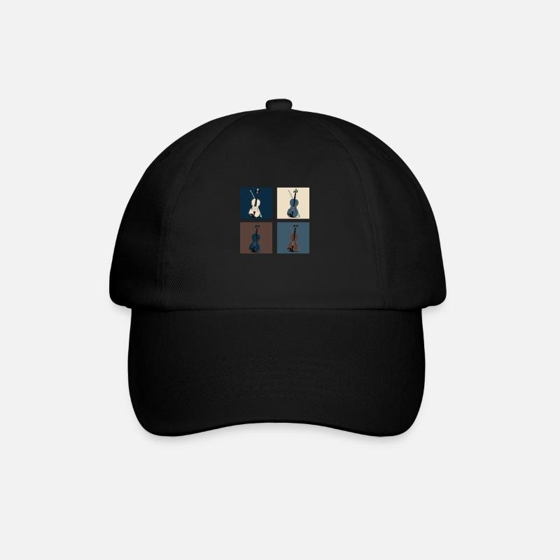 Violoncelle - Casquette classique - noir/noir