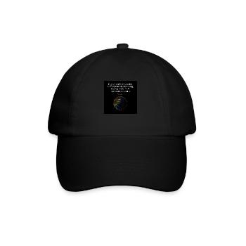 Le monde dans les yeux de - Casquette classique - noir/noir - Devant