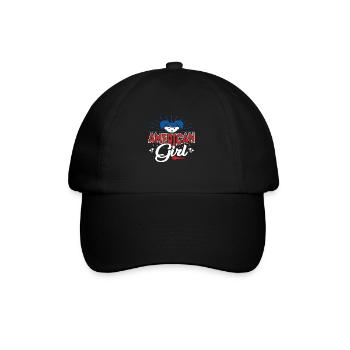 AMERICAN GIRL - Casquette classique - noir/noir - Devant