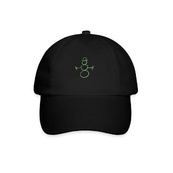Christmas Santa Claus - Baseball Cap - black/black - Front
