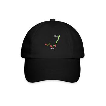 Day Trading Stock Market Trader Aktienhändler Inve - Baseballkappe - Schwarz/Schwarz - Vorne