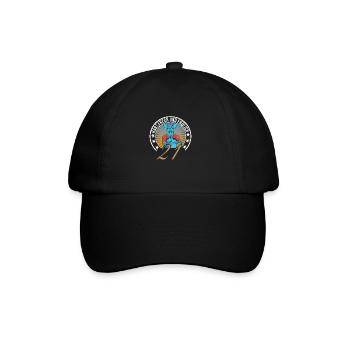 21. Geburtstag - Baseballkappe - Schwarz/Schwarz - Vorne