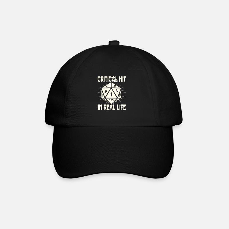 Jeu de rôle - Casquette classique - noir/noir