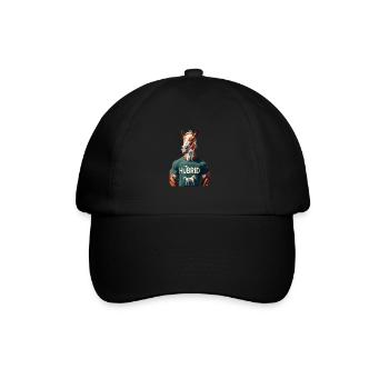 Hübrid - Baseball Cap - black/black - Front
