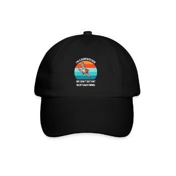 Bird Watching Bird Watching Birding Bird - Baseball Cap - black/black - Front