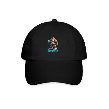 Kickboxen - Baseballkappe - Schwarz/Schwarz - Vorne