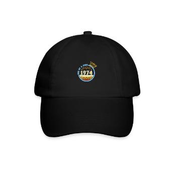 1974 - Baseball Cap - black/black - Front