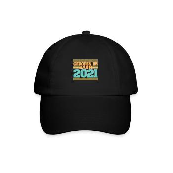 im 2021 - Baseballkappe - Schwarz/Schwarz - Vorne