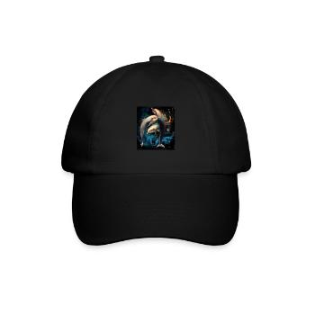 Dolphin Flag - Baseball Cap - black/black - Front
