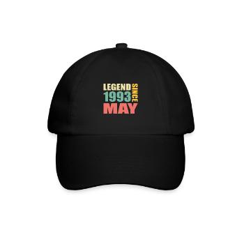 31ème anniversaire mai millésime 1993 idée cadeau - Casquette classique - noir/noir - Devant