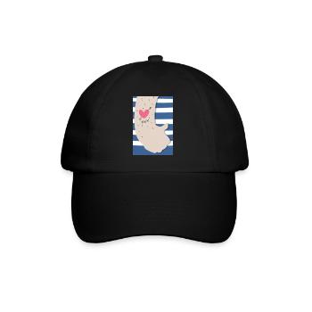 Mum Tattoo - Baseballkappe - Schwarz/Schwarz - Vorne