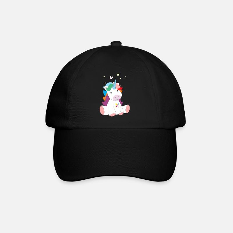 licorne - Casquette classique - noir/noir