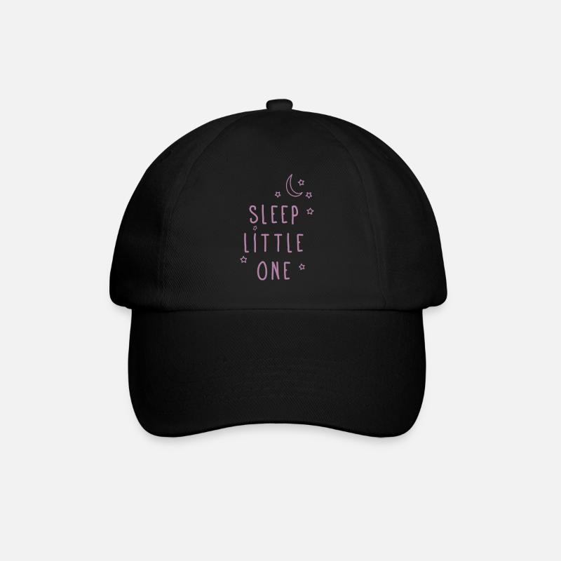 Peu de sommeil Un - Bien dormir bébé - Casquette classique - noir/noir