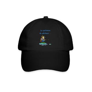Le pêcheur - Casquette classique - noir/noir - Devant